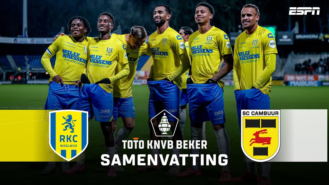 3️⃣ op rij: Oskar ZAWADA ook in de BEKER niet te stoppen 🔥 | Samenvatting RKC Waalwijk - SC Cambuur