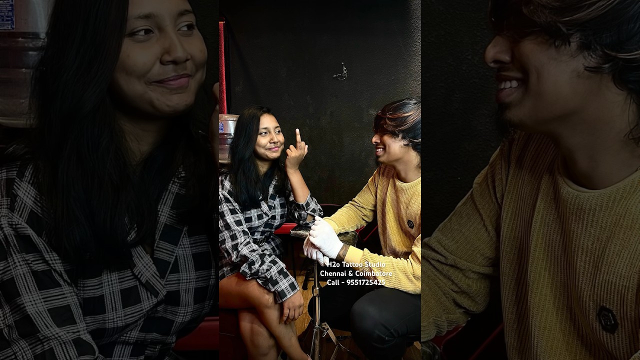 Middle finger🖕🏻Tattoo❤️&zwj;🔥song set aaiduchey🔥 #h2otattoo #trending #viral #reels #peterk #tattoo