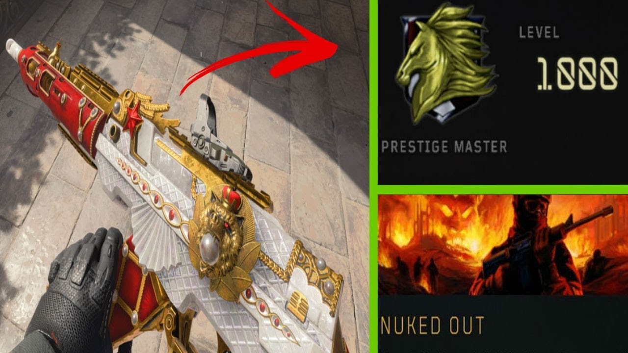 BO4: NUKED OUT UNLOCKS LEVEL 1000!! (UNLOCKING Level 1000 Prestige Master)