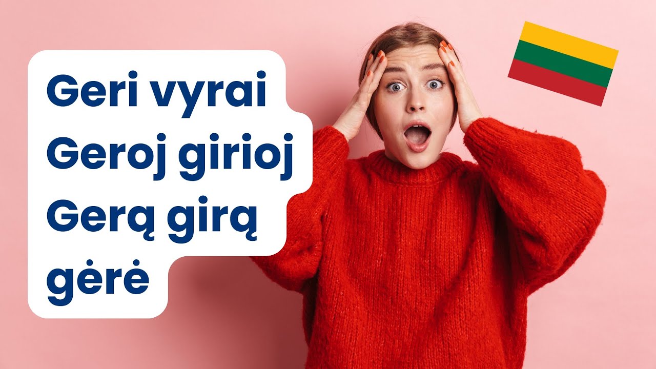 Lithuanian Language lesson: 2 Tongue Twisters for Pronunciation