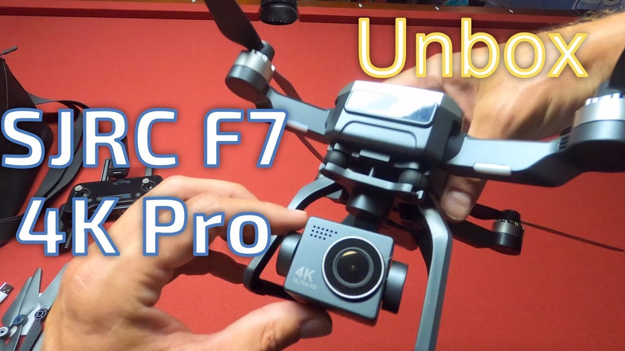 SJRC F7 Pro 4K Drone Unbox