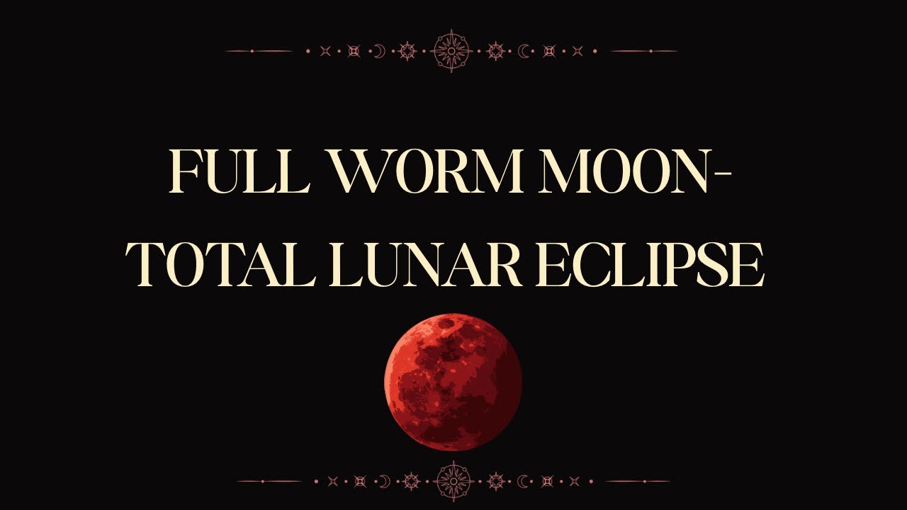 ✨🌜3/3 FULL WORM MOON 🪱 - TOTAL LUNAR ECLIPSE COLLECTIVE READING🌛✨