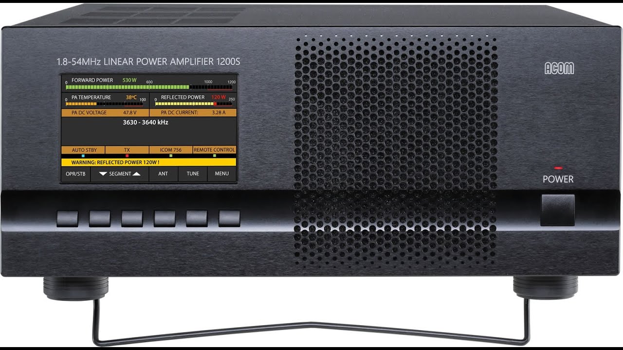 ⚡️ACOM 1200S 1.8-54MHz Linear Amplifier (Tranzystorowy Wzmacniacz Mocy KF)