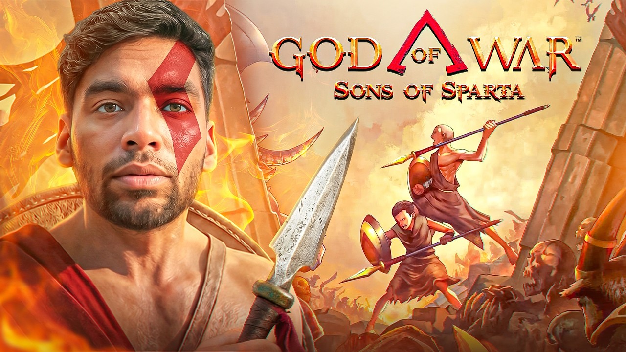 🔴God of War Sons of Sparta Hindi Live 🔥 Hard Mode Blind Playthrough | PS5