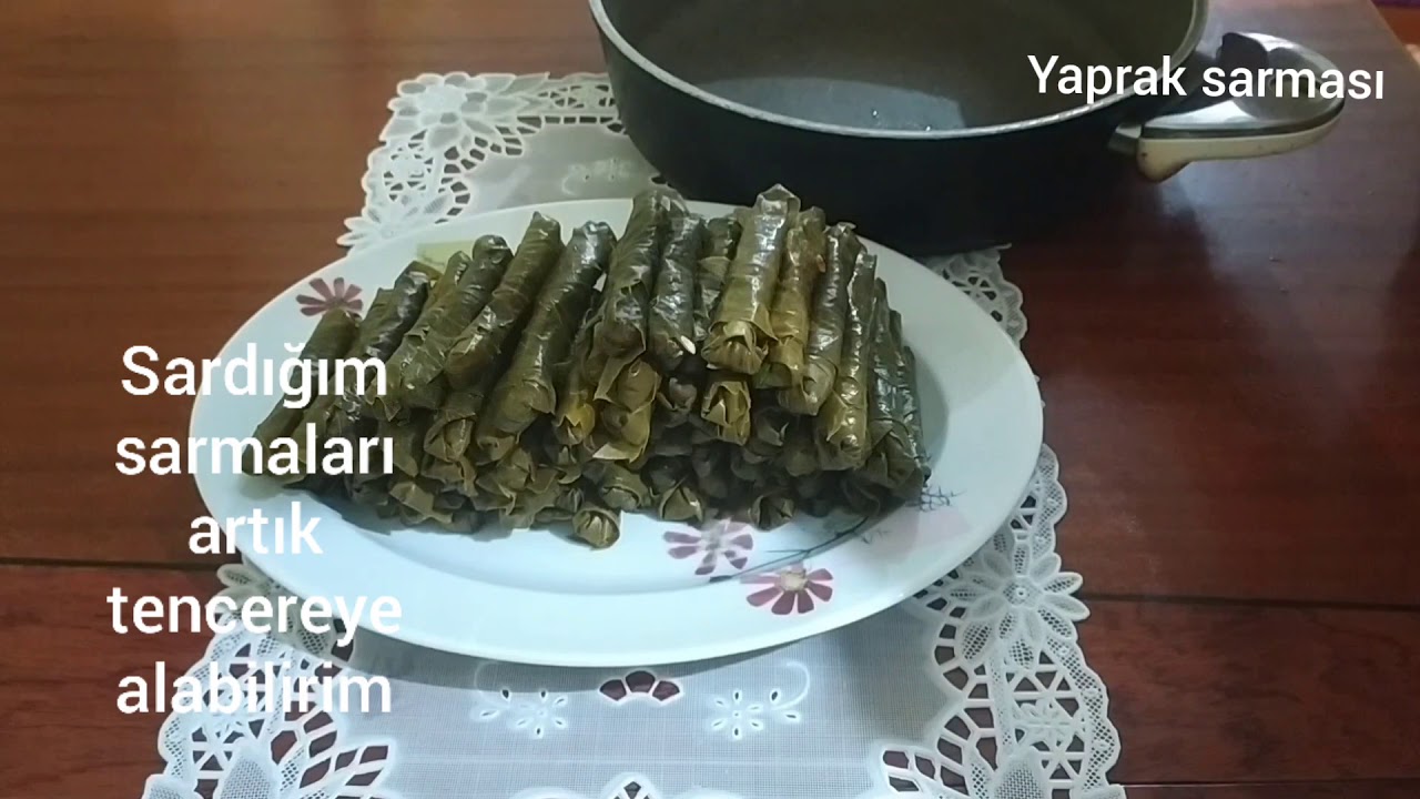 YAPRAK SARMASI TARİFİ 👍😋 YAPRAK SARMASI NASIL YAPILIR..