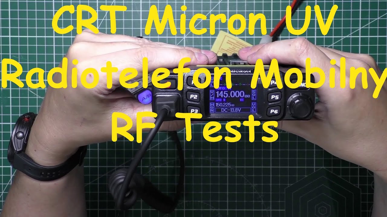 CRT Micron UV - Radiotelefon Mobilny - Testy Radiowe