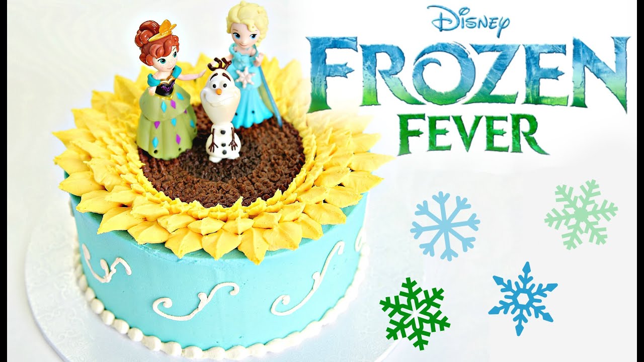 Frozen Fever Sunflower Cake - CAKE STYLE