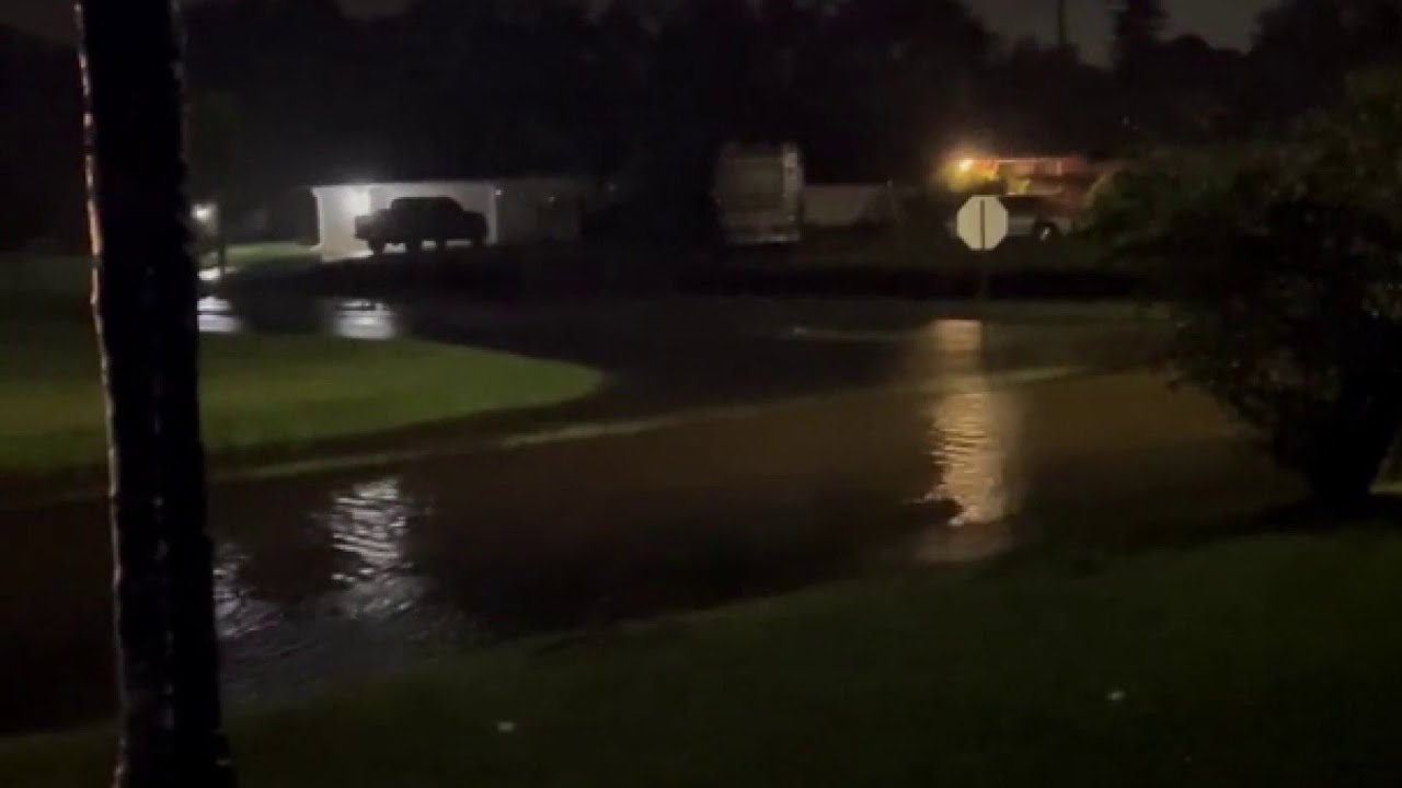 News 6 viewer shares video of flooding in Edgewater during Hurricane Milton