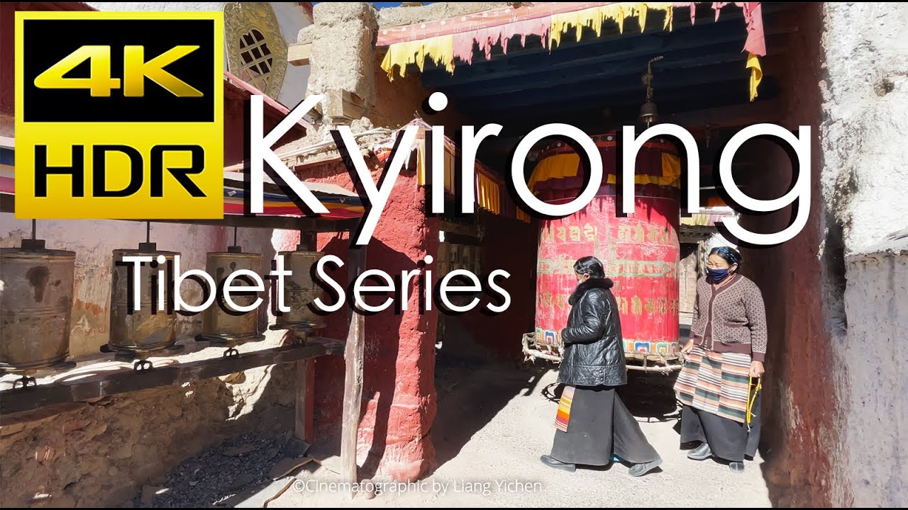 Kyirong. western Tibetan old castle. 4K HDR.