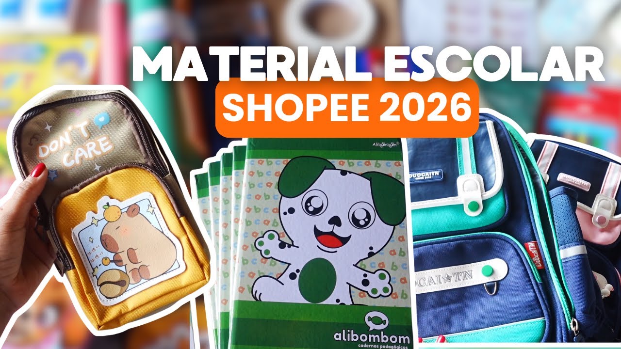 VALE A PENA COMPRAR MATERIAL ESCOLAR NA SHOPEE? 💸📚 Dá Mesmo pra Economizar?