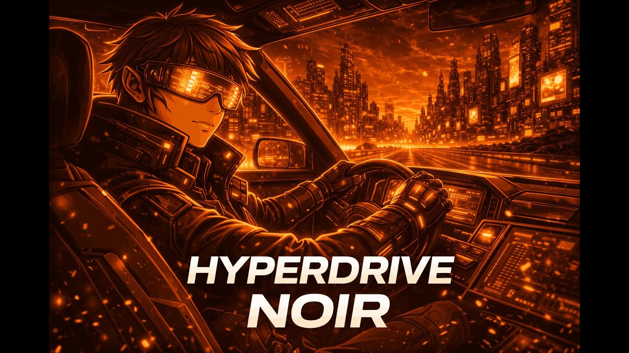 Hyperdrive Noir- ＤＪネクサス404 | Synthwave, Cyberpunk, Retro-Future