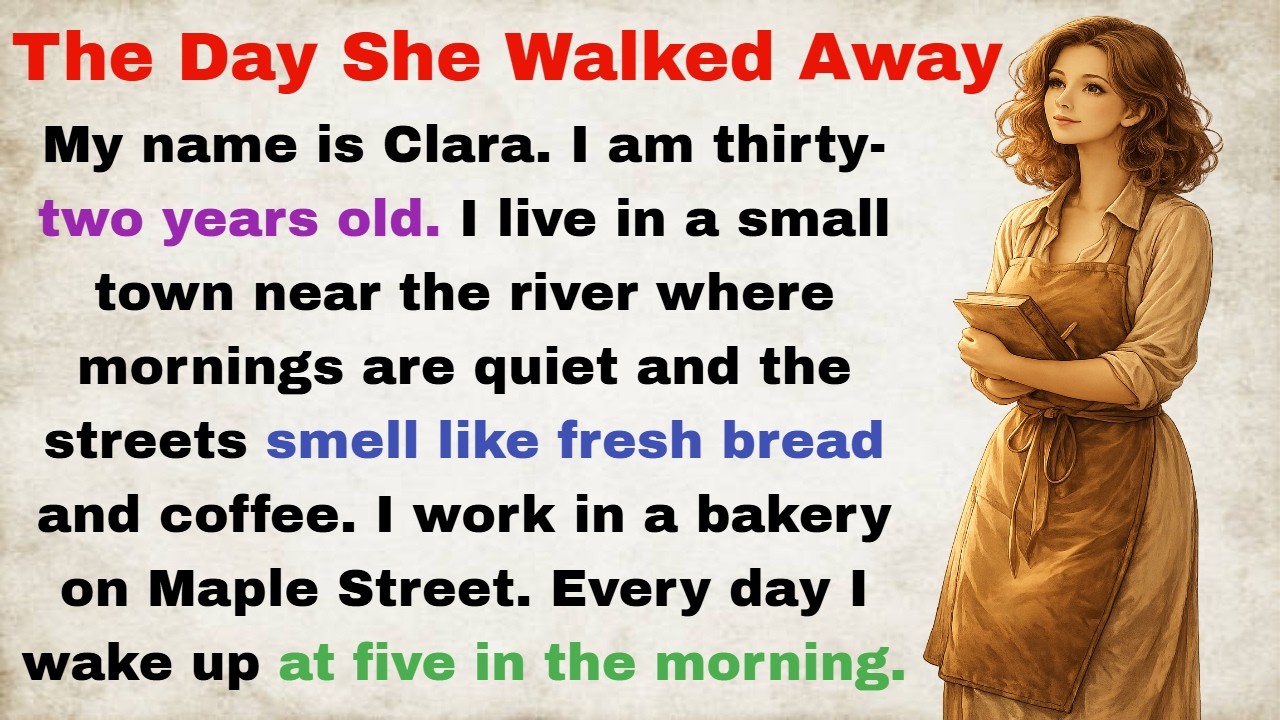 Learn English through Stories Level 3 The Day She Walked Away