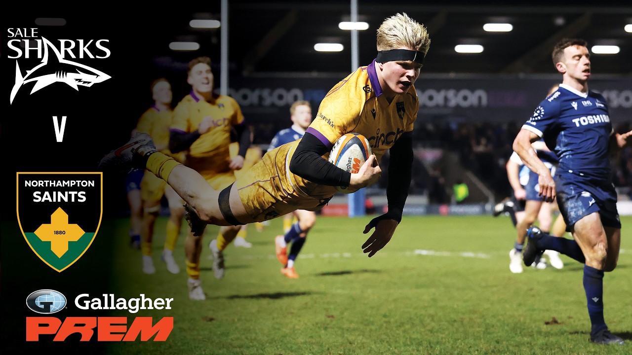 CAŁY MECZ: Sale Sharks kontra Northampton Saints | Gallagher PREM 25/26 | Runda 10