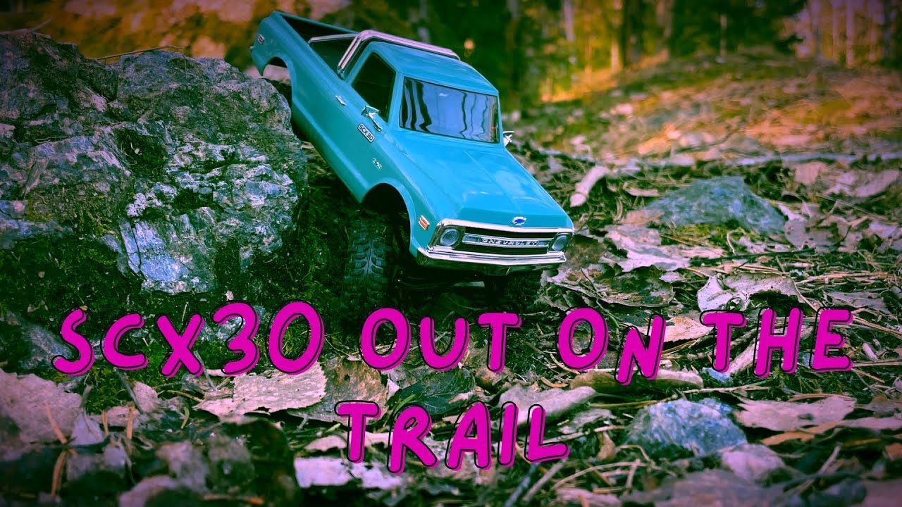 Axial SCX30 out on the trail 