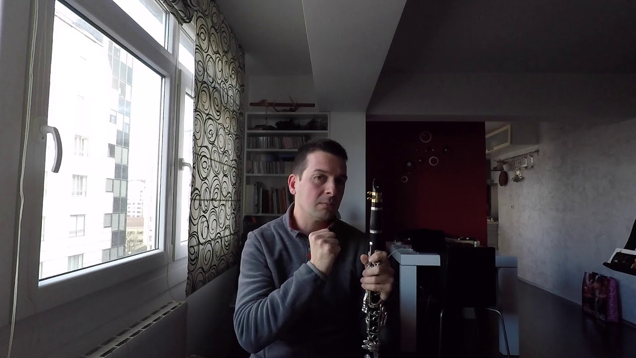Clarinet tonguing - picado en el clarinete