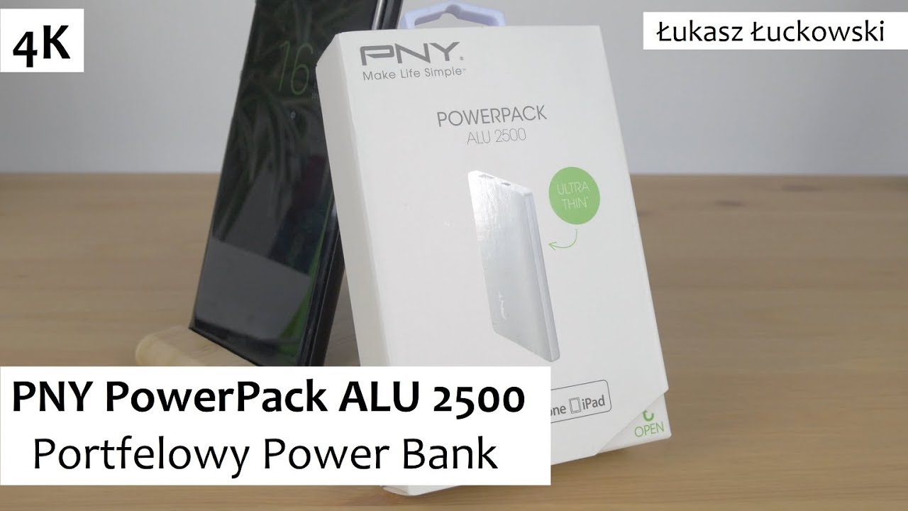 PNY PowerPack ALU 2500 portfelowy Power Bank dla każdego Androida i iPhone | Rzut Oka