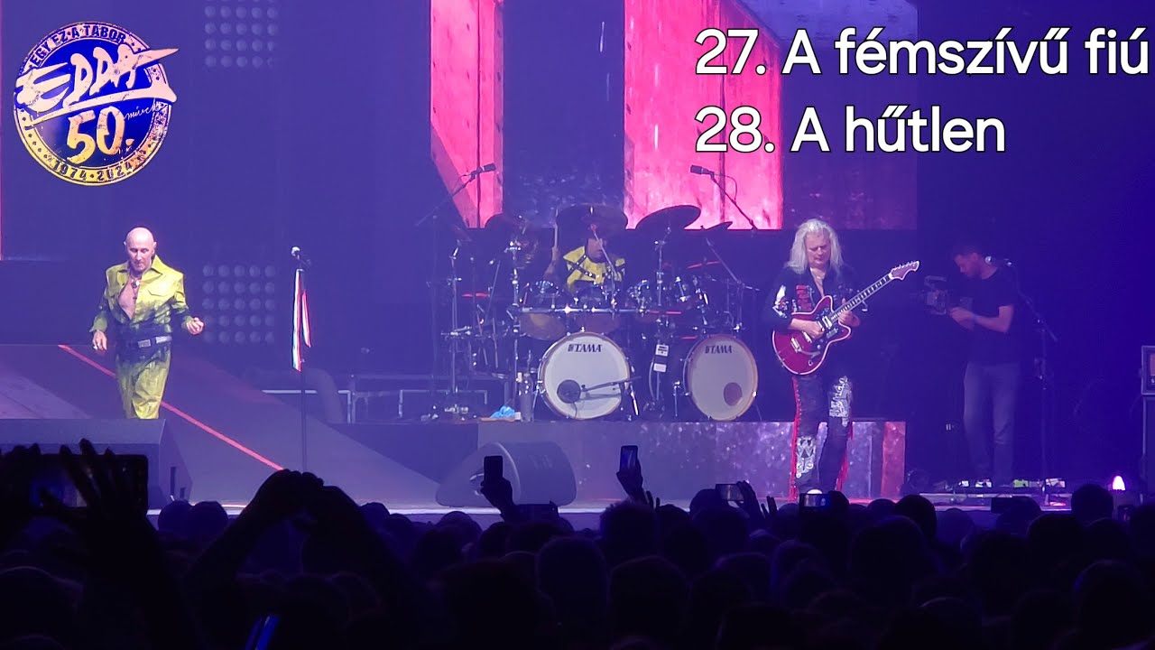 EDDA Művek 50. Aréna Koncert (2024.03.09.) - 27. A fémszívű fiú / 28. A hűtlen