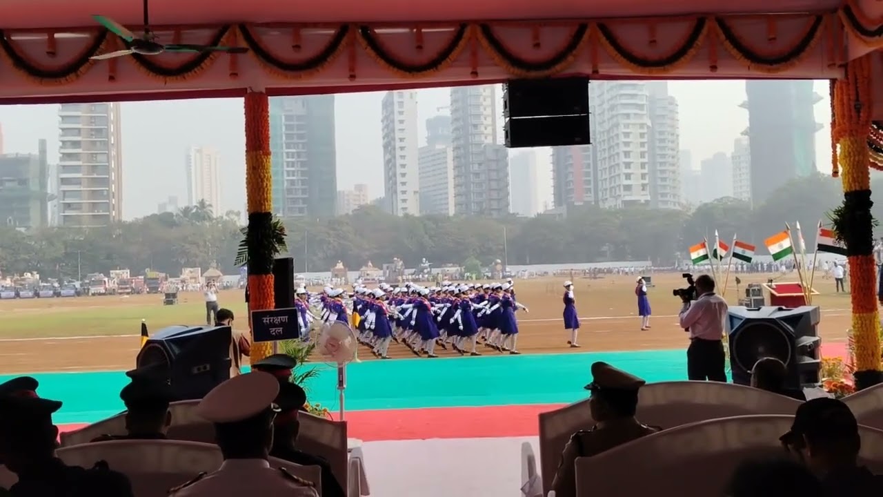 Republic day प्रयुक्त Bharat scout guide sanchalan @shivaji park mumbai....#2026 #school #like #sub#
