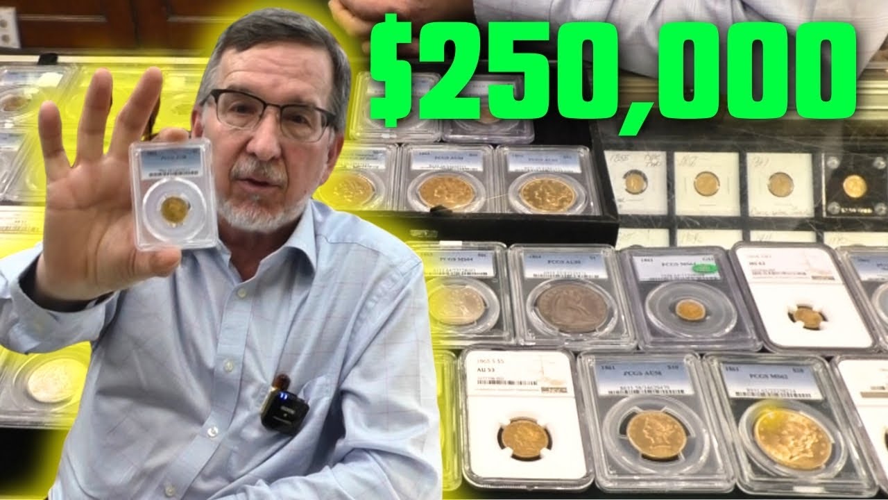 What's inside a Coin Shop? My Coin Dealer on RARE Coins Civil War Era!