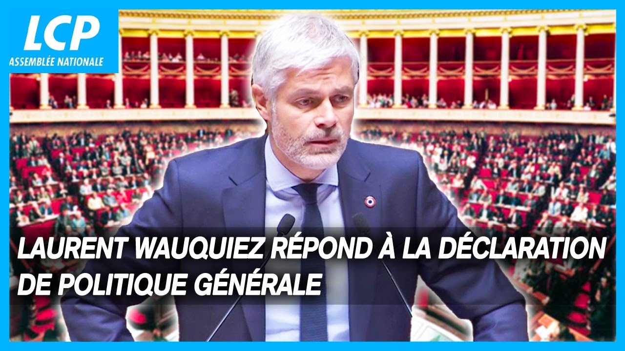 Laurent Wauquiez répond à la déclaration de politique générale de Sébastien Lecornu - 14/10/2025