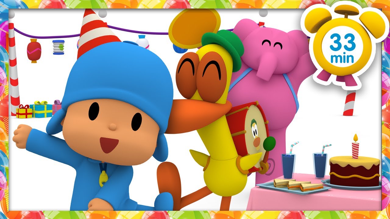 🥳 PARTY! 🥳 [ 33 minutes ] | Nursery Rhymes & Baby Songs - Pocoyo