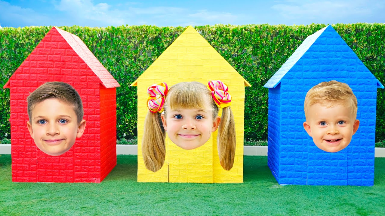 Salas secretas e playhouses | Coleção de vídeos Diana e Roma em português
