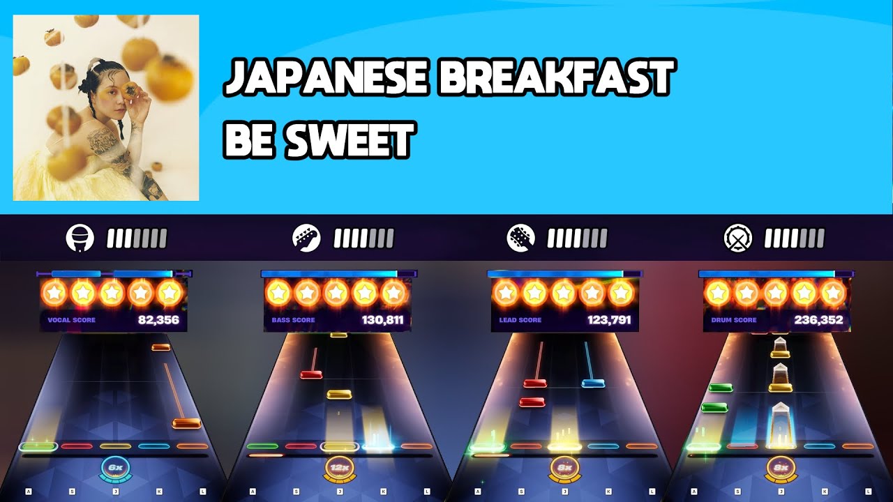 [Fortnite Festival] Japanese Breakfast - Be Sweet || All Instruments Expert 100%