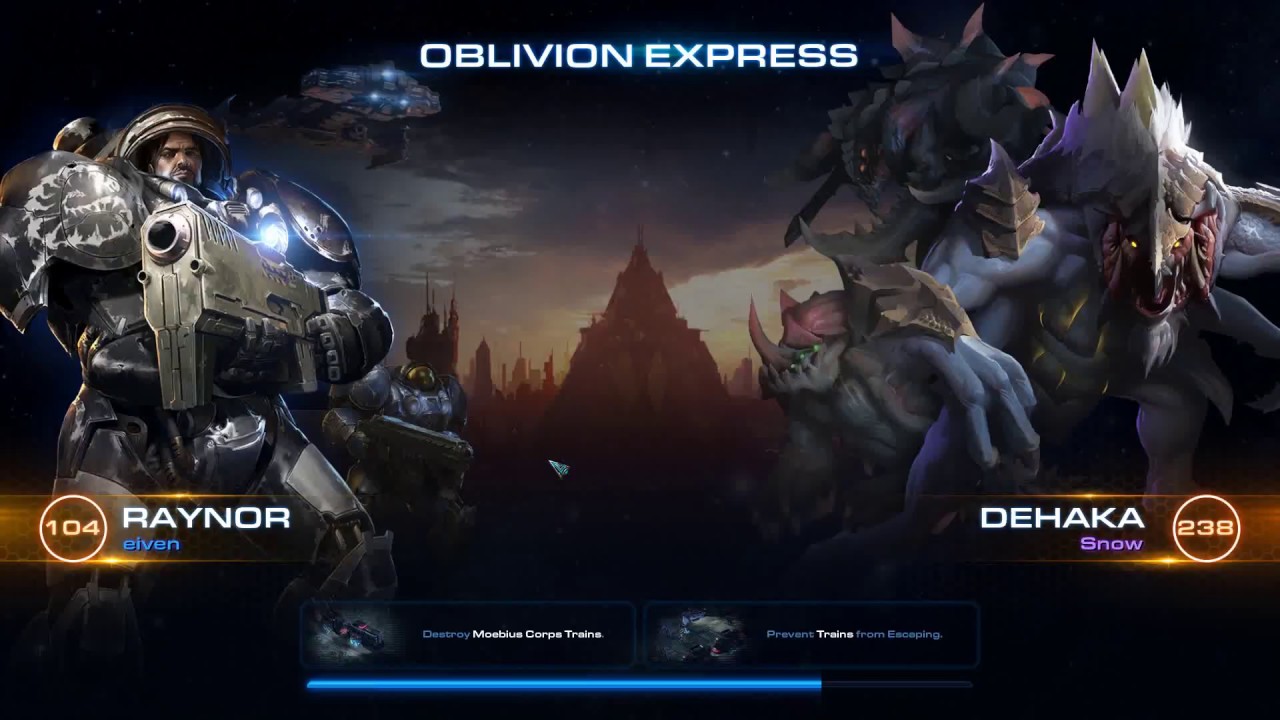 Starcraft 2 - Coop - Oblivion Express - Brutal - Raynor