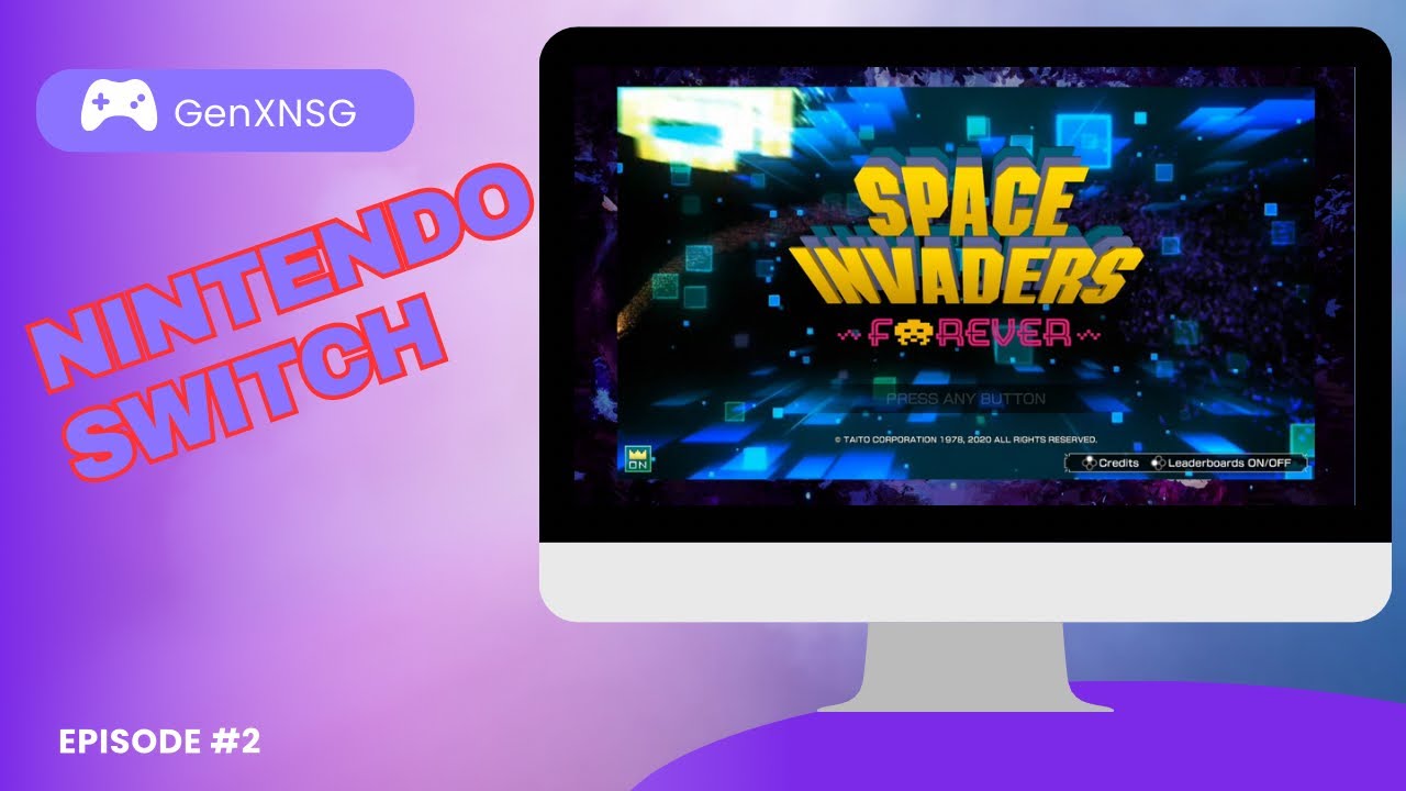 GenX plays SPACE INVADERS on Nintendo Switch Ep#2