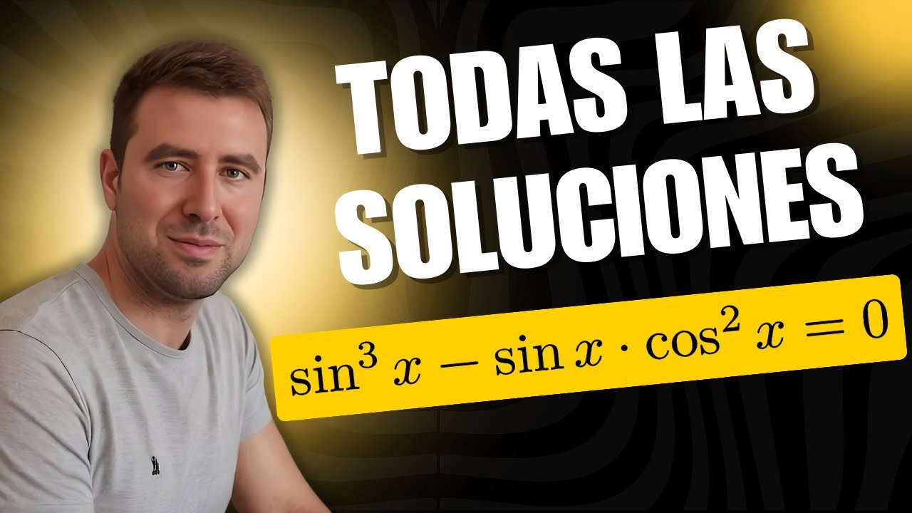 ✅ Cómo Obtener TODAS las Soluciones de una ECUACIÓN TRIGONOMÉTRICA ➤ 1º Bachillerato