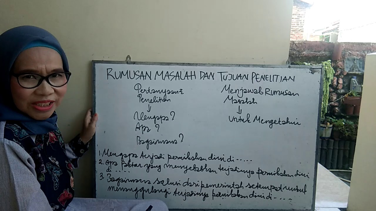 CARA MUDAH MEMBUAT RUMUSAN MASALAH DAN TUJUAN PENELITIAN SKRIPSI, TESIS, DAN DISERTASI