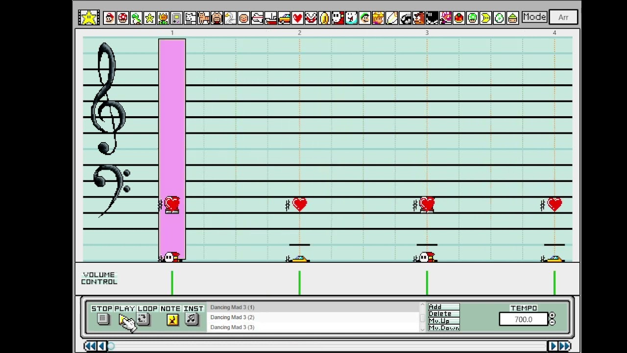 Mario Paint | Dancing Mad - Final Fantasy VI