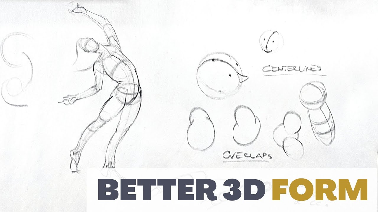 Need more form in your drawings? Start using these 3 types of lines
