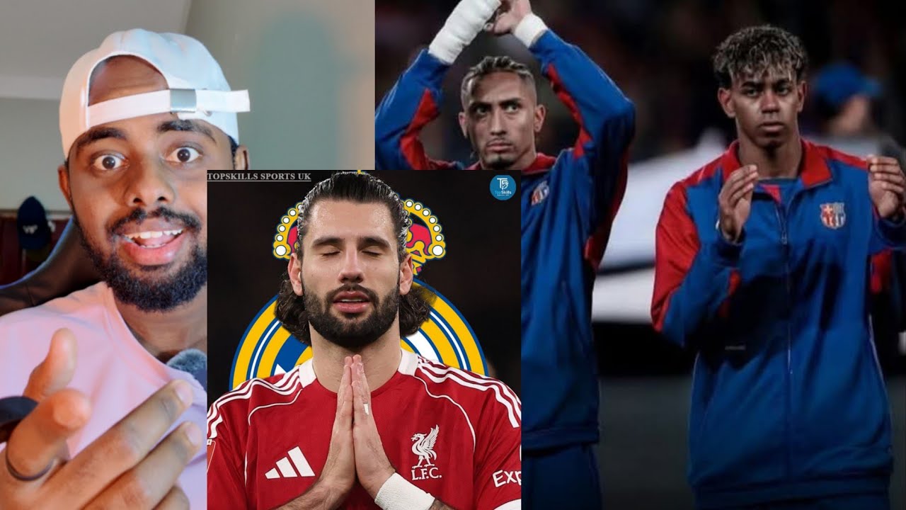Hayeey Real oo liverpool ka qadan rabto xidig wen, ciyarta cawa Barça city arsenal united vini suqa