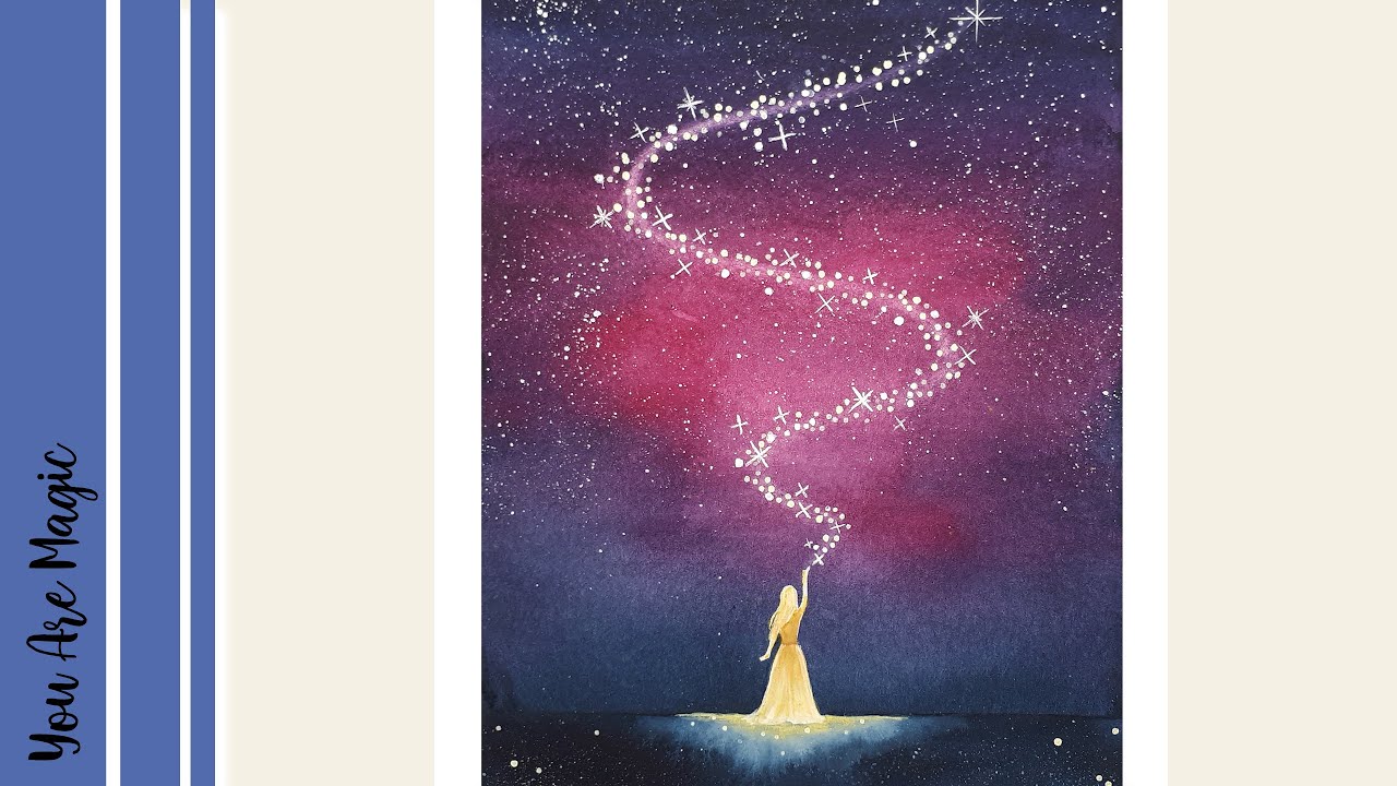 YOU ARE MAGIC | Watercolor Painting