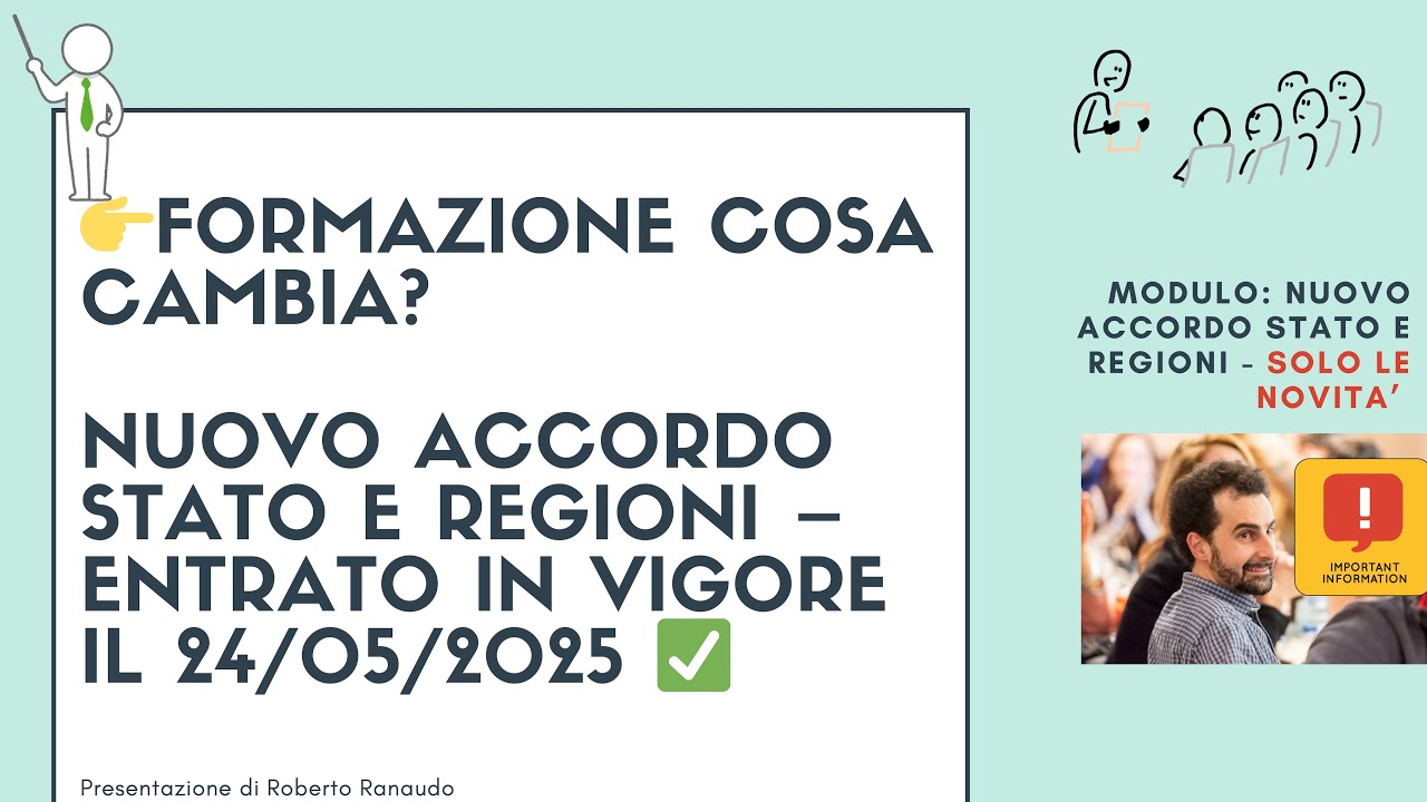 Nuovo Accordo Stato-Regioni 2025: le Novità sulla Formazione in materia di Sicurezza sul Lavoro