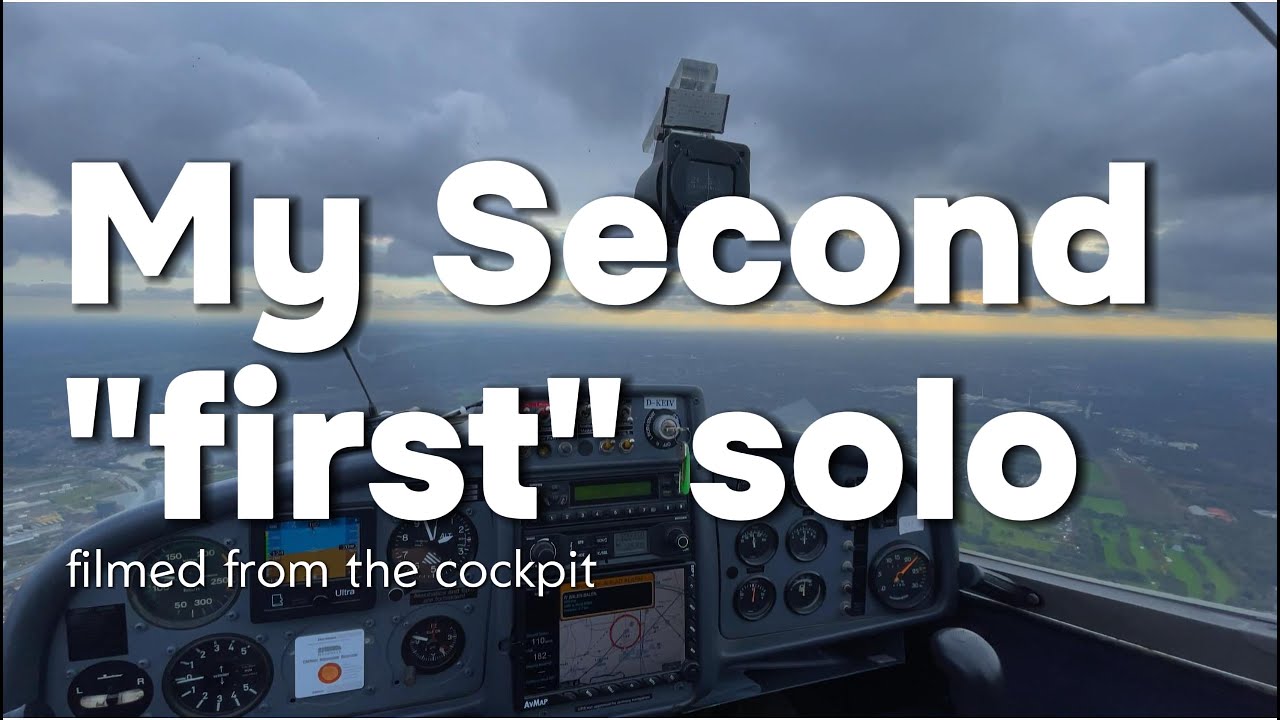 Second 'First' Solo - Diamond Aircraft Industries HK36 Super Dimona - FULL VERSION