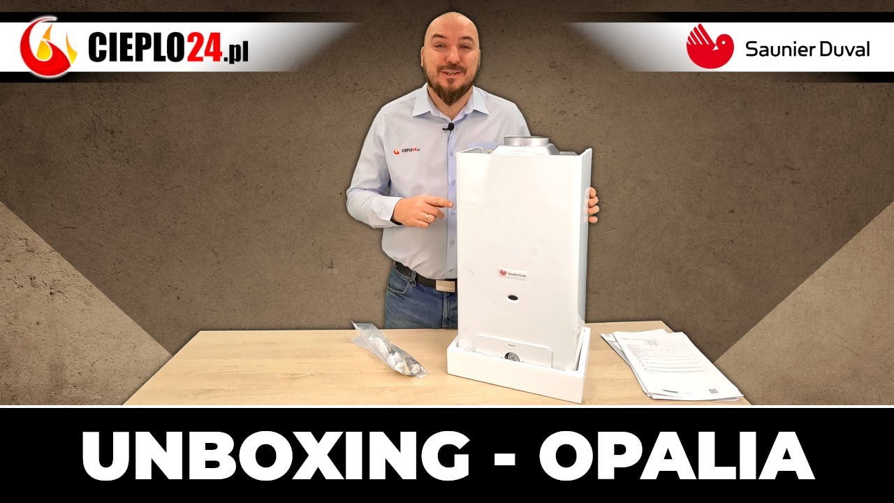 🎥 Unboxing przepływowego podgrzewacza wody Saunier Duval Opalia C11 🔧 kod 0010023840 Cieplo24.pl