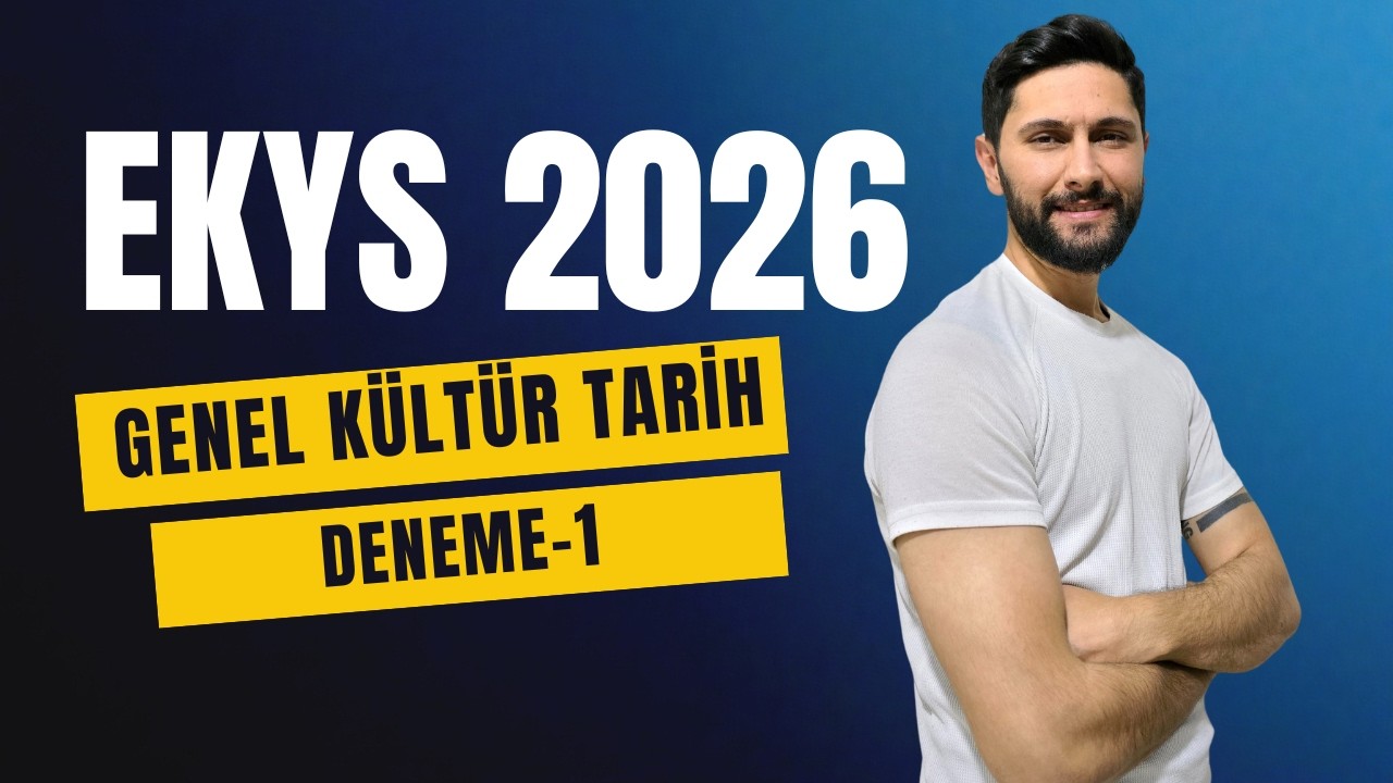 1) EKYS Genel Kültür Tarih Denemesi 2026