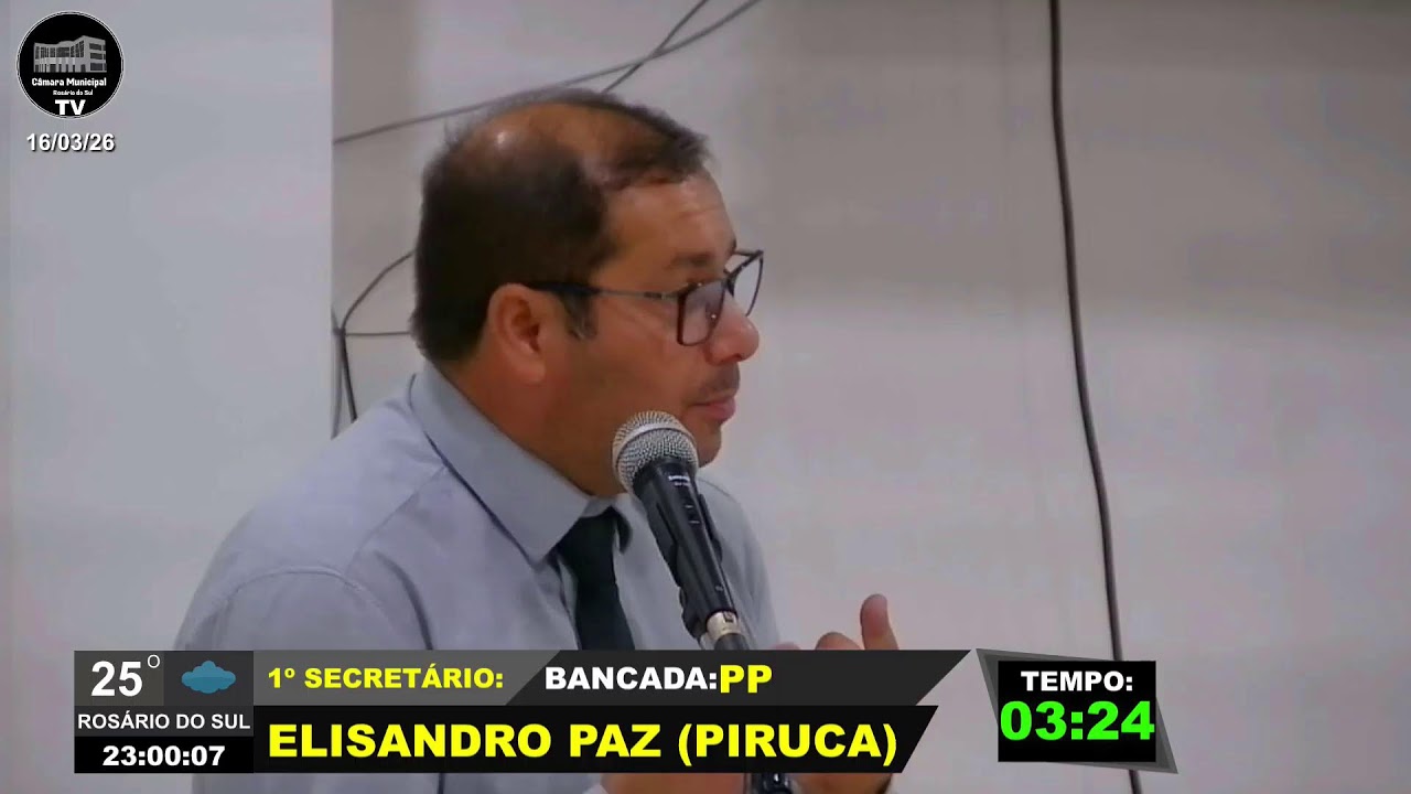 Sessão Ordinaria #1/2026 CÂMARA MUNICIPAL DE VEREADORES DE ROSÁRIO DO SUL