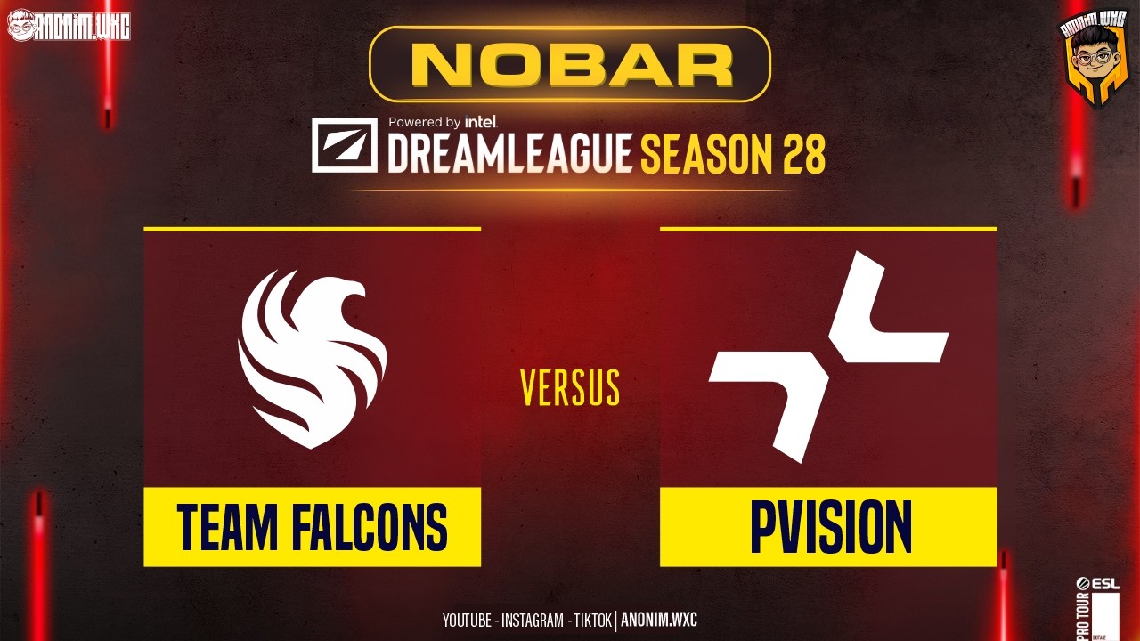 FALCONS vs PVISION - DreamLeague Season 28  - GROUP STAGE @VEENOMONDOTA @AvilleYTTA