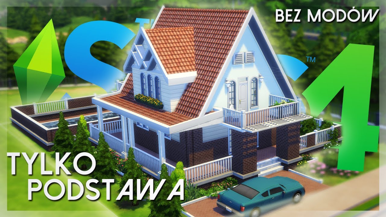 BUDUJĘ RODZINNY DOM W THE SIMS 4 - z poddaszem, tylko podstawa, bez modów