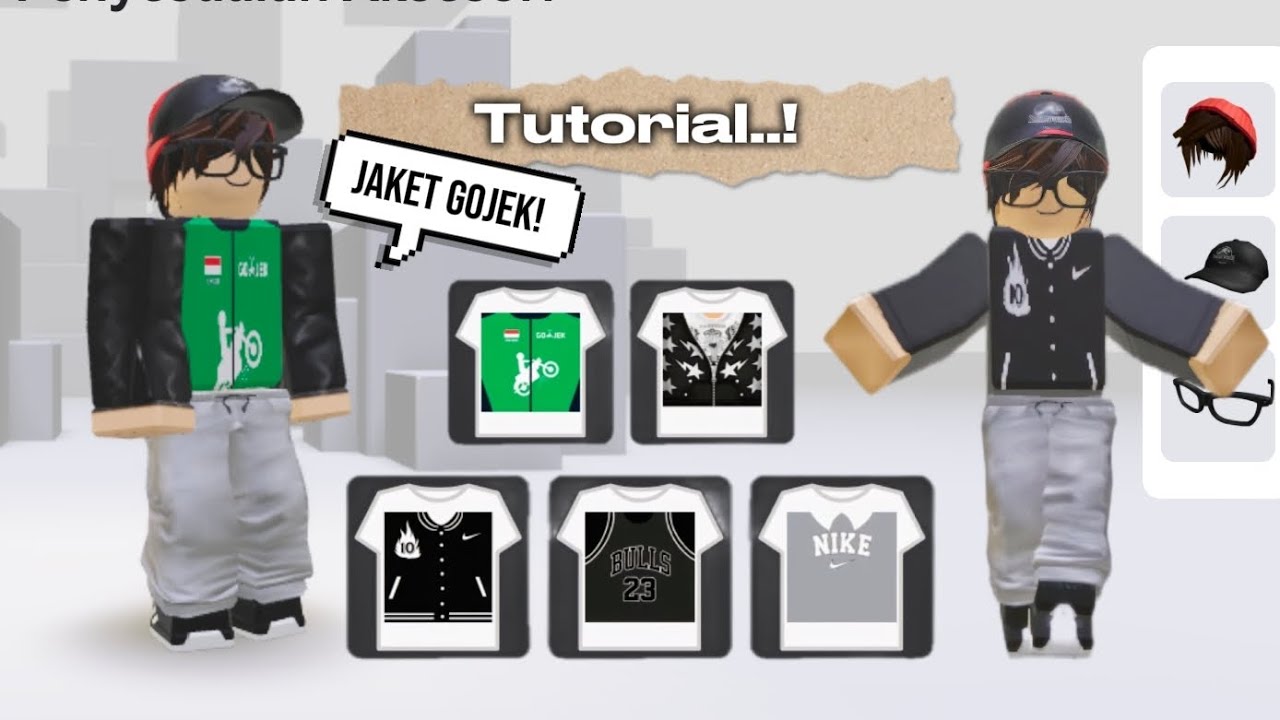 TUTORIAL MEMBUAT KAUS T-SHIRT DI ROBLOX😁 GRATIS!! 