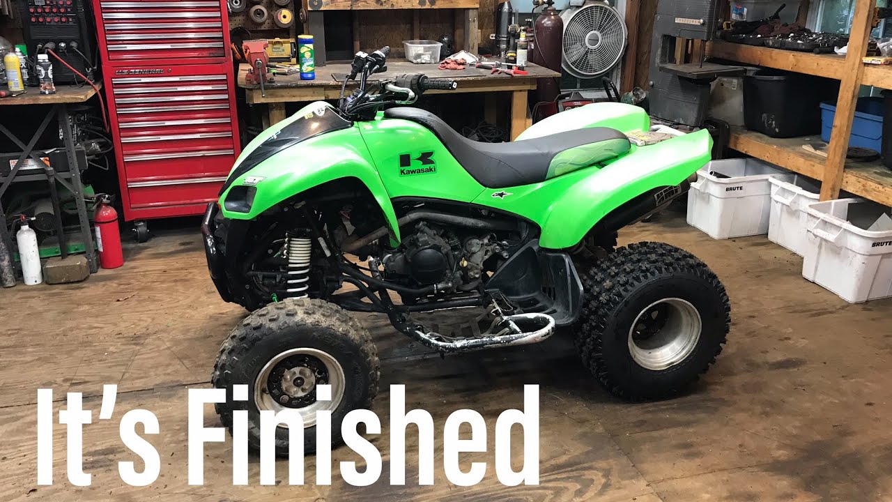 Finishing the $800 Kawasaki KFX700 quad