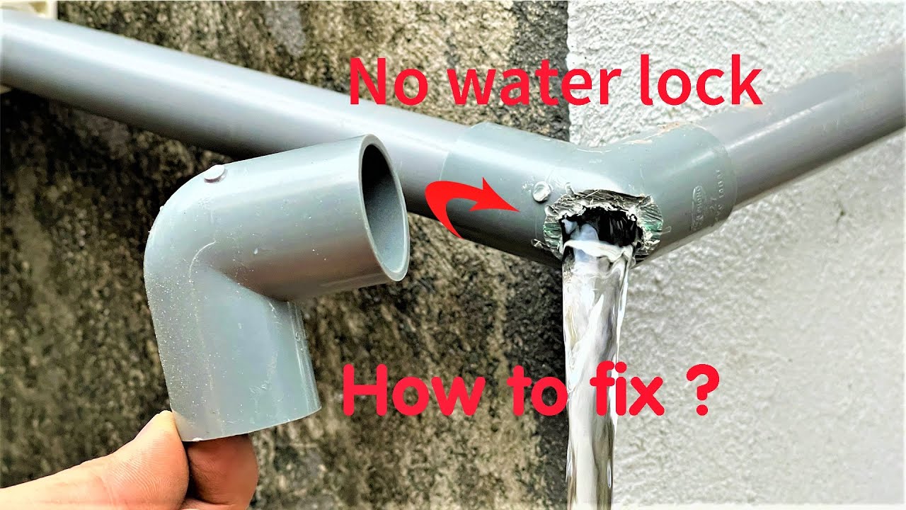 This Trick Few People Know! Tips To Change Pvc Pipe Corner Joints Without Water Lock