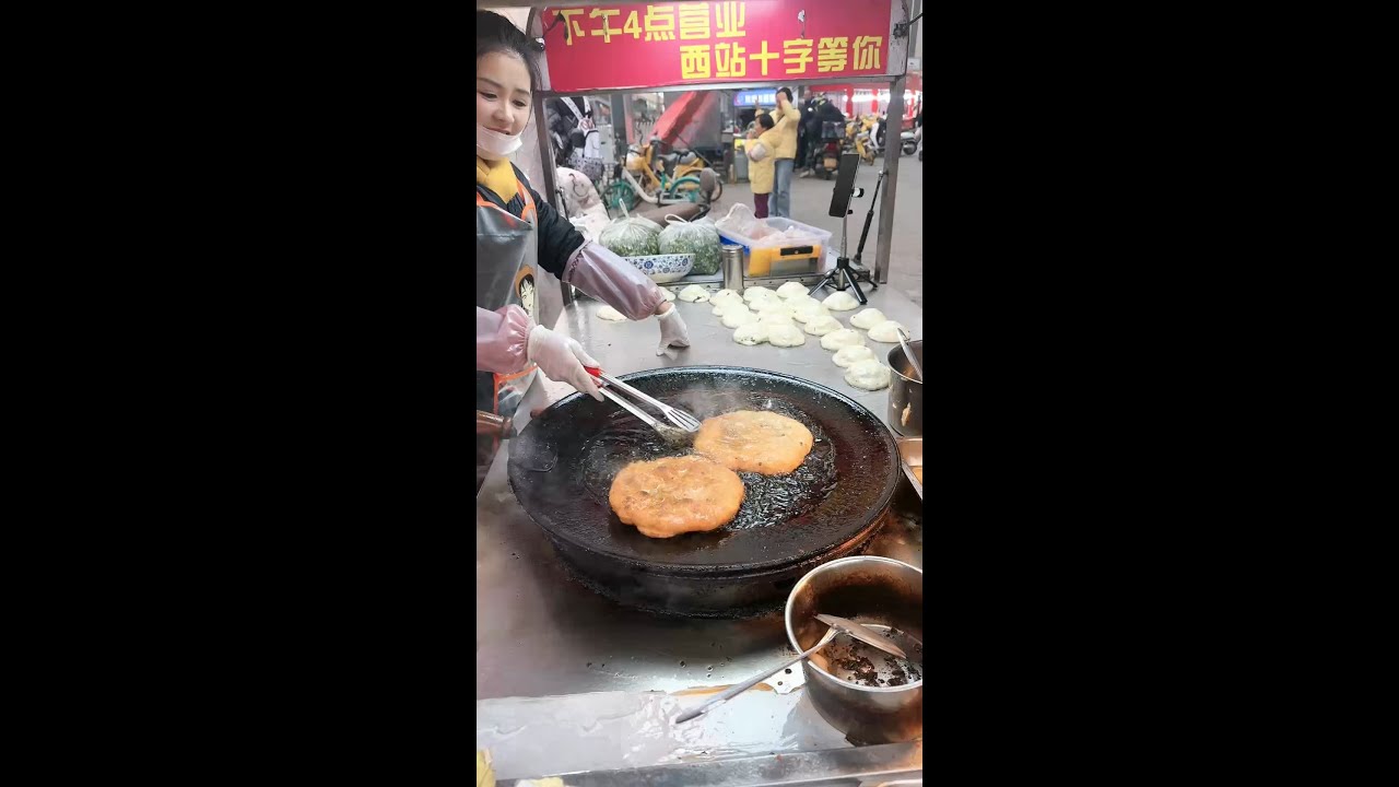 🔴 LIVE: Crispy Scallion Pancakes in Action | China Street Food POV Experience