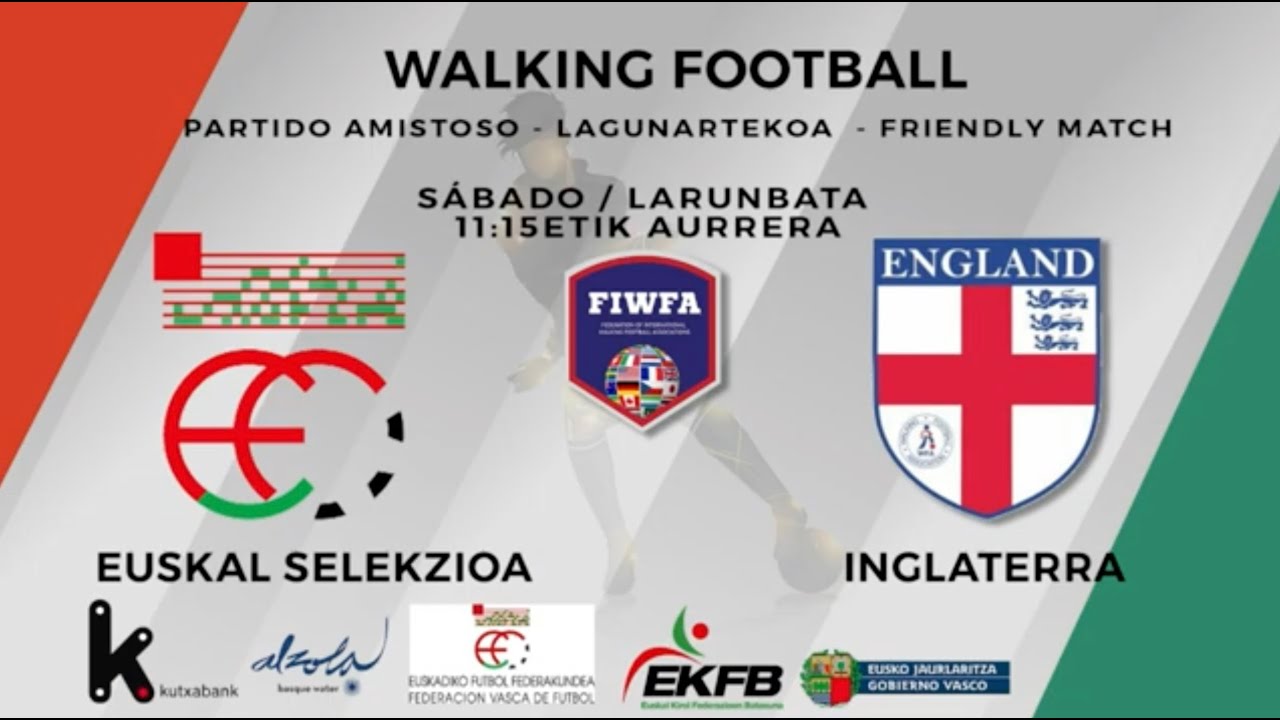 England Walking Football V Basque Country