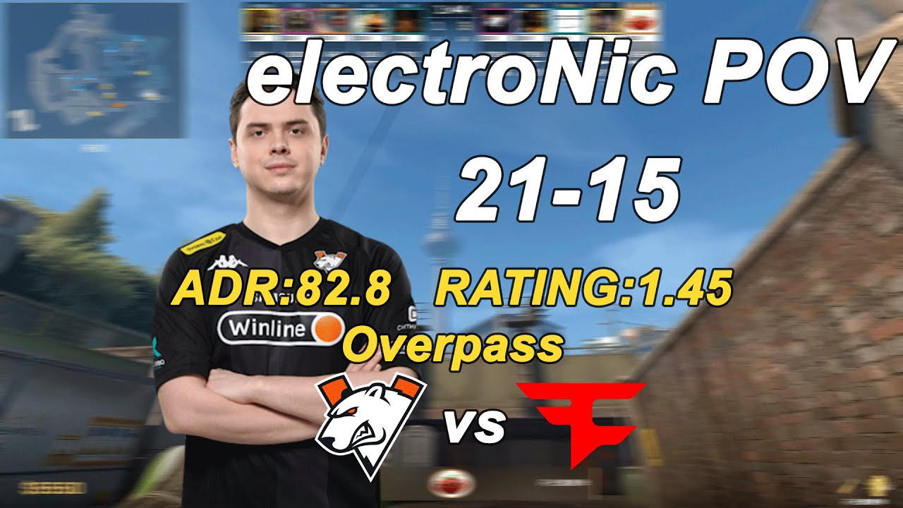 electroNic(21-15) | VP vs FaZe | VP vs FaZe | BLAST Bounty 2025 S2 | CS2 POV  | DEMO | 2025.8.9