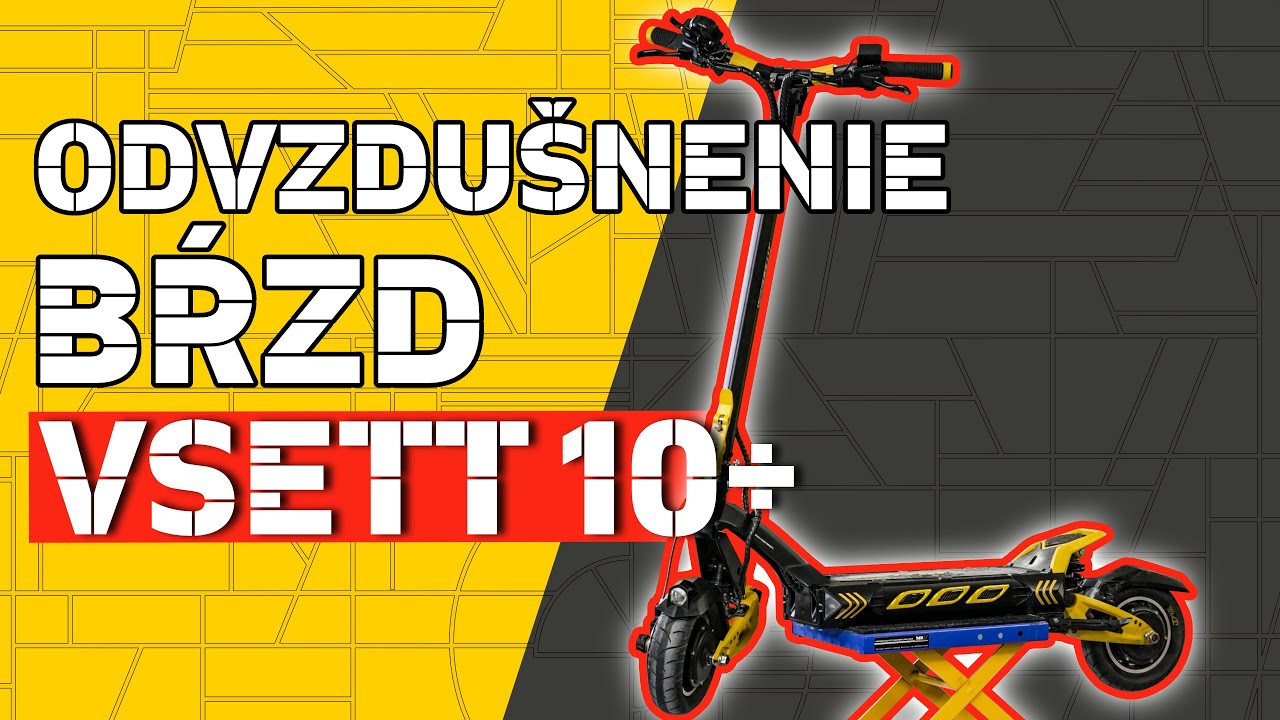 Návod: Ako odvzdušniť hydraulické brzdy na elektrokolobežke?