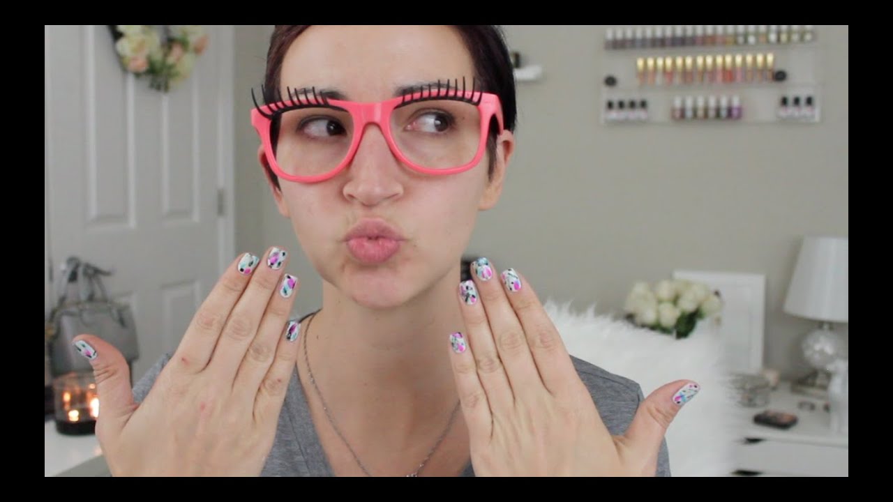 Super Simple Nail Art-Abstract Nails!